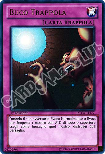 LCYW-IT177 Buco Trappola ultra rara 1a Edizione (IT) -NEAR MINT-