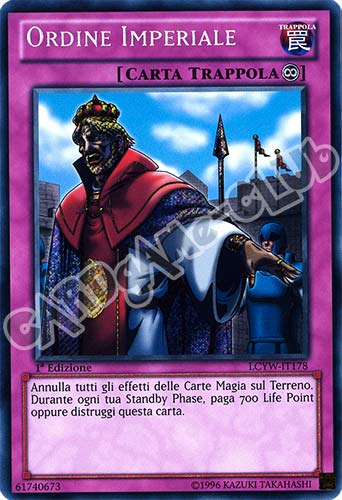 LCYW-IT178 Ordine Imperiale rara segreta 1a Edizione (IT) -NEAR MINT-