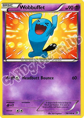058 / 149 Wobbuffet non comune (EN) -NEAR MINT-