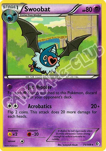 071 / 149 Swoobat rara (EN) -NEAR MINT-