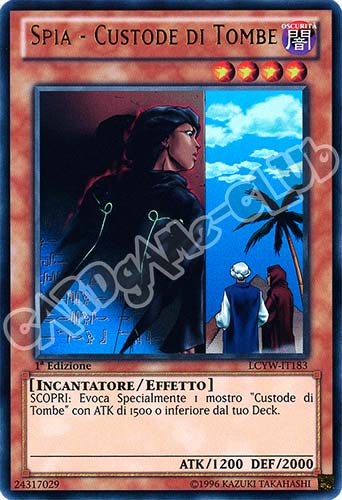 LCYW-IT183 Spia-Custode di Tombe ultra rara 1a Edizione (IT) -NEAR MINT-