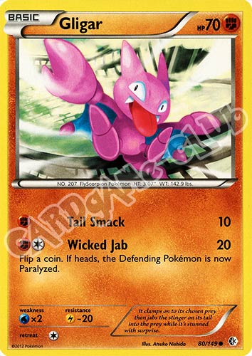 080 / 149 Gligar comune (EN) -NEAR MINT-