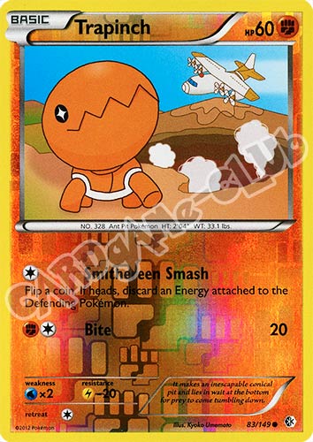 083 / 149 Trapinch comune foil reverse (EN) -NEAR MINT-
