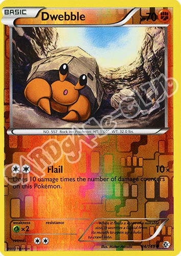 084 / 149 Dwebble comune foil reverse (EN) -NEAR MINT-