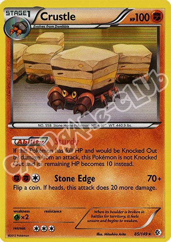 085 / 149 Crustle rara foil (EN) -NEAR MINT-