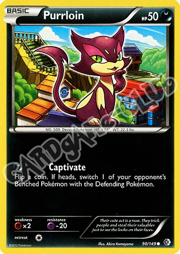 090 / 149 Purrloin comune (EN) -NEAR MINT-