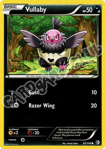 092 / 149 Vullaby comune (EN) -NEAR MINT-