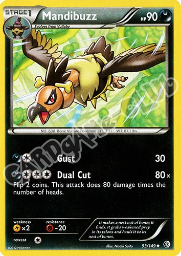 093 / 149 Mandibuzz non comune (EN) -NEAR MINT-