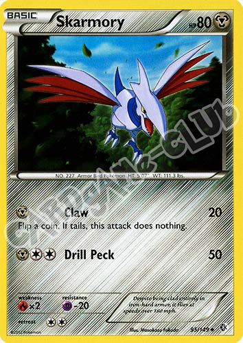 095 / 149 Skarmory non comune (EN) -NEAR MINT-