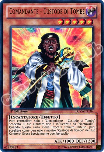LCYW-IT187 Comandante-Custode di Tombe ultra rara 1a Edizione (IT) -NEAR MINT-