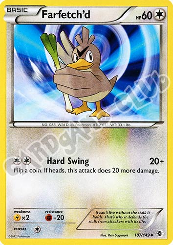 107 / 149 Farfetch'd non comune (EN) -NEAR MINT-