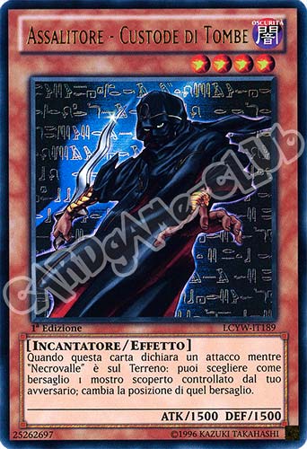 LCYW-IT189 Assalitore-Custode di Tombe ultra rara 1a Edizione (IT) -NEAR MINT-