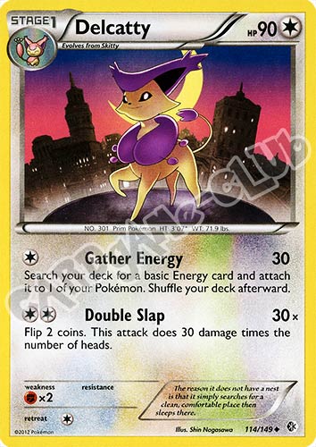 114 / 149 Delcatty non comune (EN) -NEAR MINT-