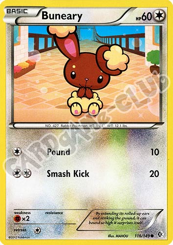 116 / 149 Buneary comune (EN) -NEAR MINT-