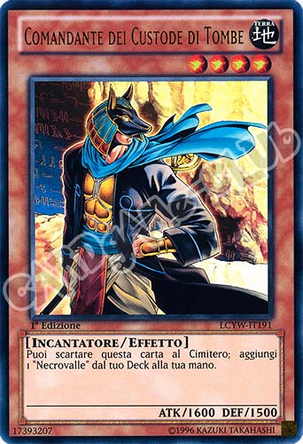 LCYW-IT191 Comandante dei Custode di Tombe ultra rara 1a Edizione (IT) -NEAR MINT-