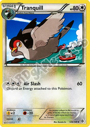 124 / 149 Tranquill non comune (EN) -NEAR MINT-