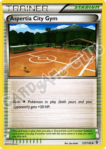 127 / 149 Aspertia City Gym non comune (EN) -NEAR MINT-