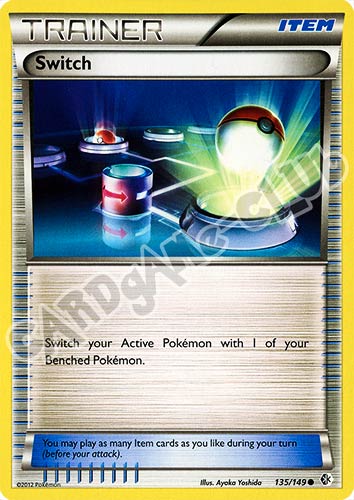 135 / 149 Switch comune (EN) -NEAR MINT-