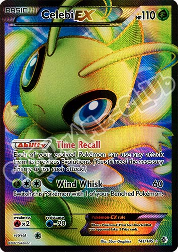 141 / 149 Celebi Ex rara ex foil (EN) -NEAR MINT-