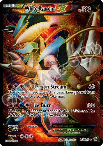 146 / 149 White Kyurem Ex rara ex foil (EN) -NEAR MINT-