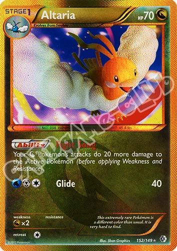 152 / 149 Altaria rara segreta foil (EN) -NEAR MINT-