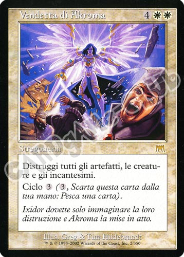 002 / 350 Vendetta di Akroma rara (IT) -NEAR MINT-