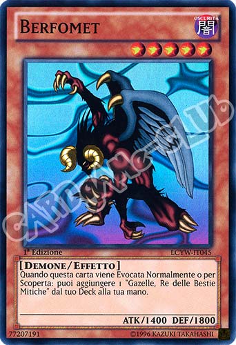 LCYW-IT045 Berfomet super rara 1a Edizione (IT) -GOOD-