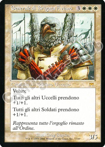 007 / 350 Generale di Brigata Aviano rara (IT) -NEAR MINT-