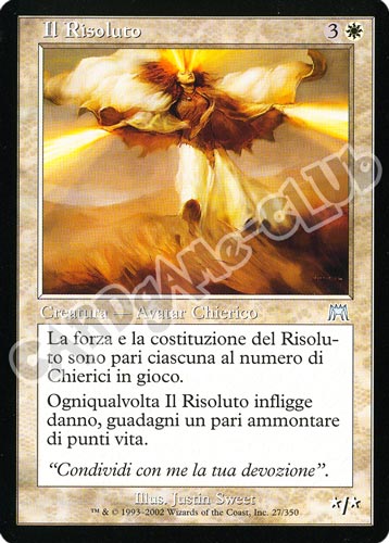 027 / 350 Il Risoluto non comune (IT) -NEAR MINT-