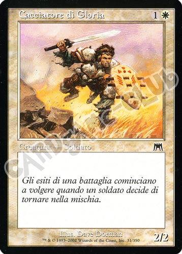 031 / 350 Cacciatore di Gloria comune (IT) -NEAR MINT-