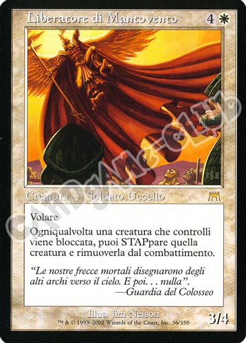 036 / 350 Liberatore di Mantovento rara (IT) -NEAR MINT-