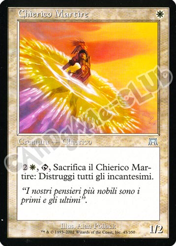 045 / 350 Chierico Martire non comune (IT) -NEAR MINT-