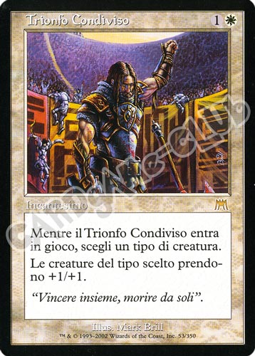 053 / 350 Trionfo Condiviso rara (IT) -NEAR MINT-
