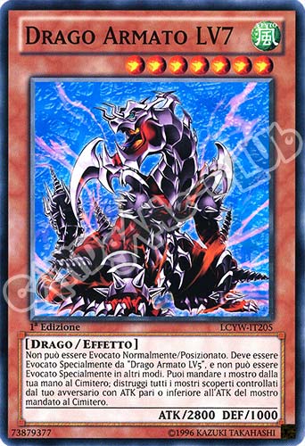LCYW-IT205 Drago Armato LV7 comune 1a Edizione (IT) -NEAR MINT-