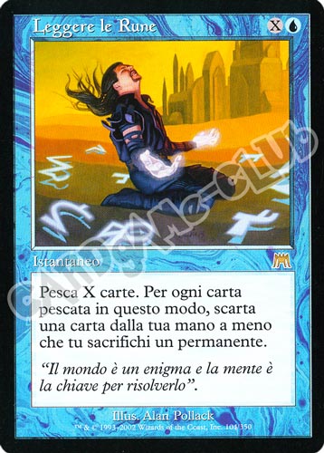 104 / 350 Leggere le Rune rara (IT) -NEAR MINT-
