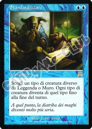 116 / 350 Standardizzare rara (IT) -NEAR MINT-