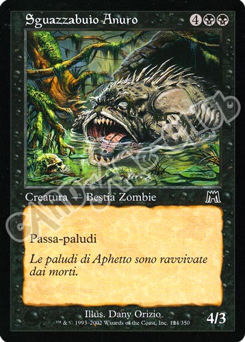 124 / 350 Sguazzabuio Anuro comune (IT) -NEAR MINT-