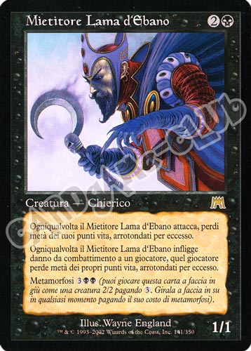 141 / 350 Mietitore Lama d'Ebano rara (IT) -NEAR MINT-