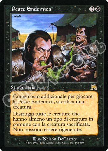 142 / 350 Peste Endemica rara (IT) -NEAR MINT-