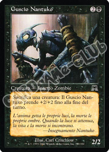 159 / 350 Guscio Nantuko comune (IT) -NEAR MINT-