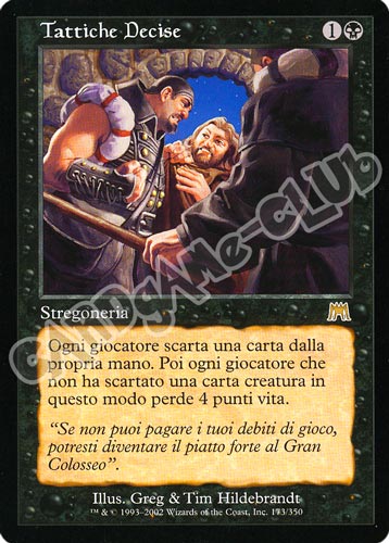 173 / 350 Tattiche Decise rara (IT) -NEAR MINT-