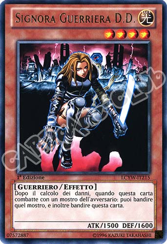 LCYW-IT215 Signora Guerriera D.D. rara 1a Edizione (IT) -NEAR MINT-