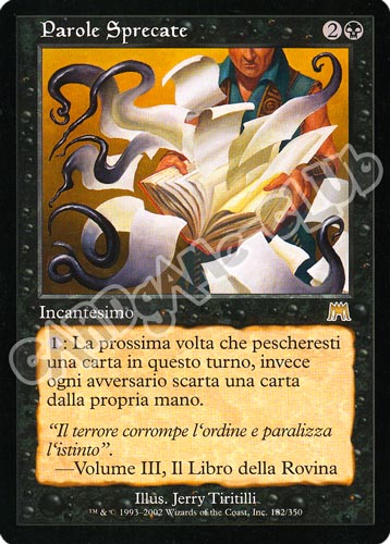 182 / 350 Parole Sprecate rara (IT) -NEAR MINT-