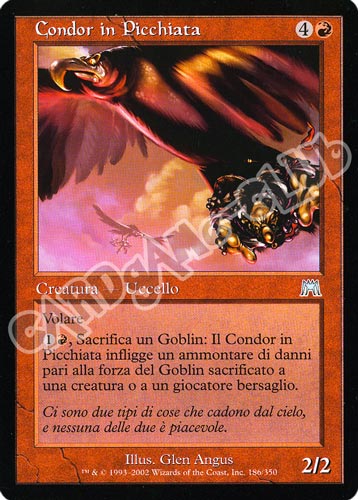 186 / 350 Condor in Picchiata non comune (IT) -NEAR MINT-