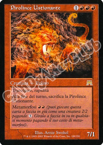 189 / 350 Pirolince Ustionante rara (IT) -NEAR MINT-