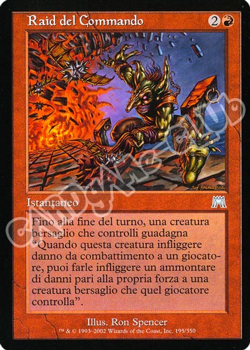 195 / 350 Raid del Commando non comune (IT) -NEAR MINT-