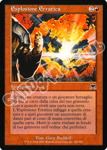 201 / 350 Esplosione Erratica comune (IT) -NEAR MINT-