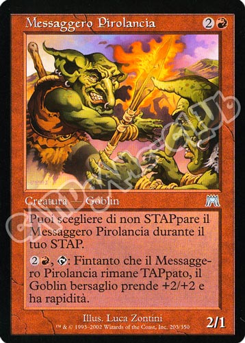 203 / 350 Messaggero Pirolancia non comune (IT) -NEAR MINT-