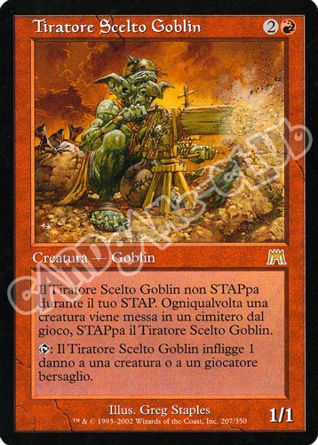 207 / 350 Tiratore Scelto Goblin rara (IT) -NEAR MINT-