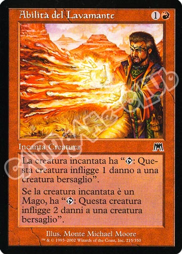 215 / 350 Abilita' del Lavamante comune (IT) -NEAR MINT-